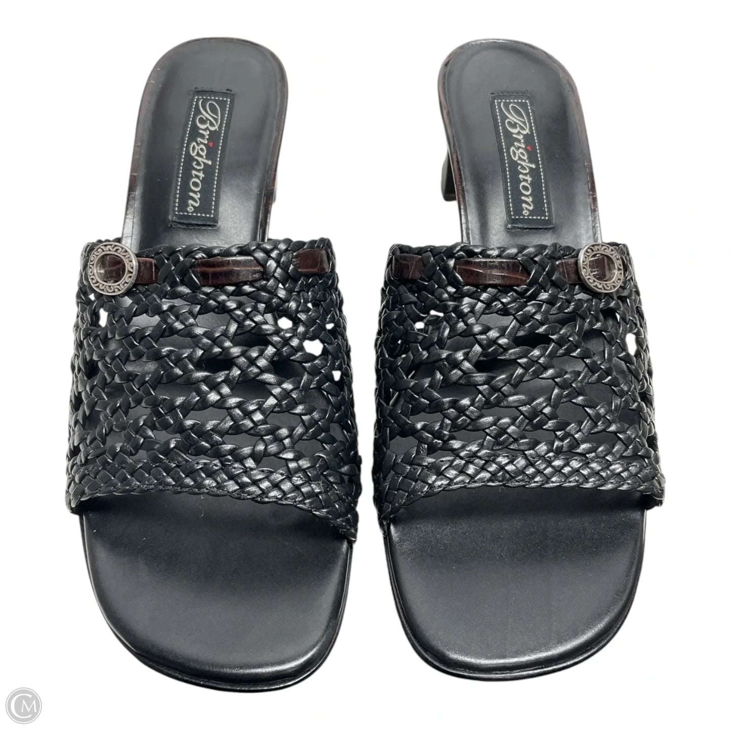 Sandals Heels Block By Brighton In Black, Size: 7