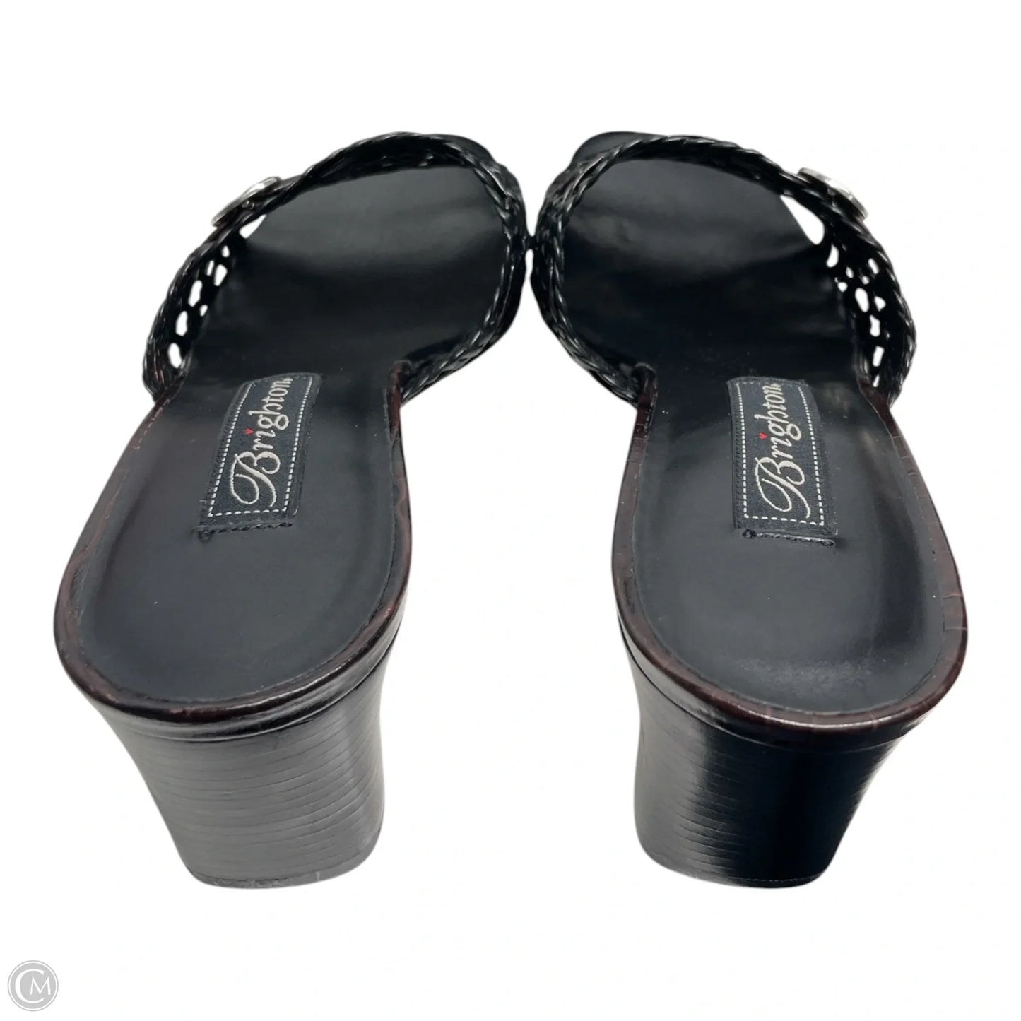 Sandals Heels Block By Brighton In Black, Size: 7