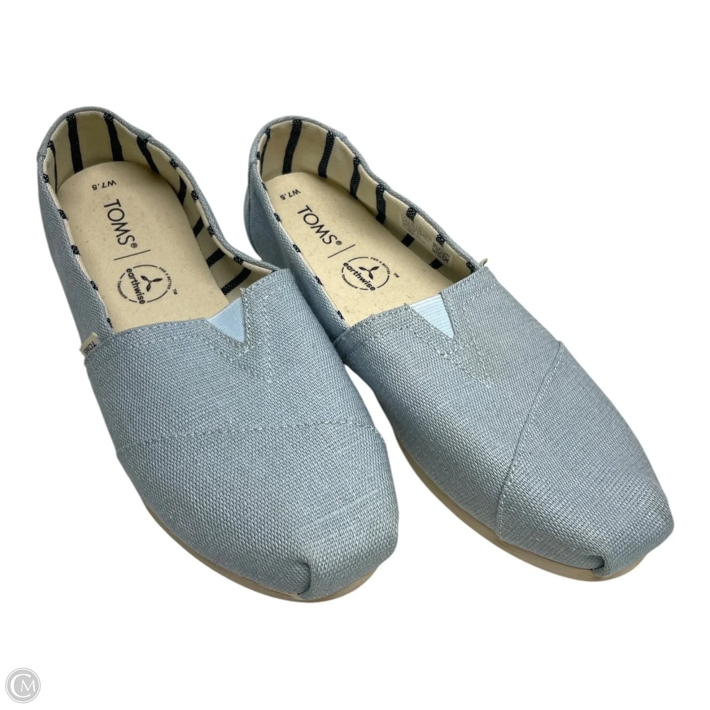 Shoes Flats By Toms In Blue, Size: 7.5