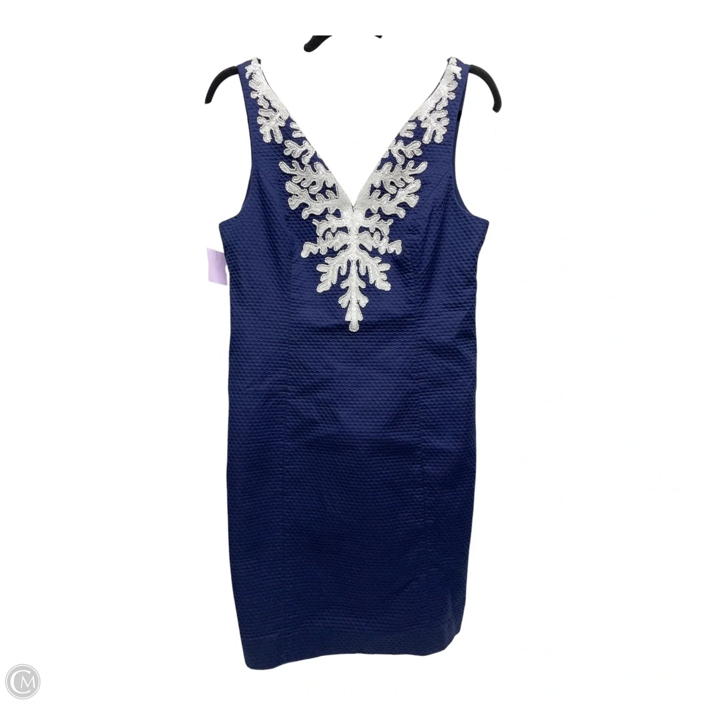 Dress Casual Short By Lilly Pulitzer In Blue & White, Size: 6