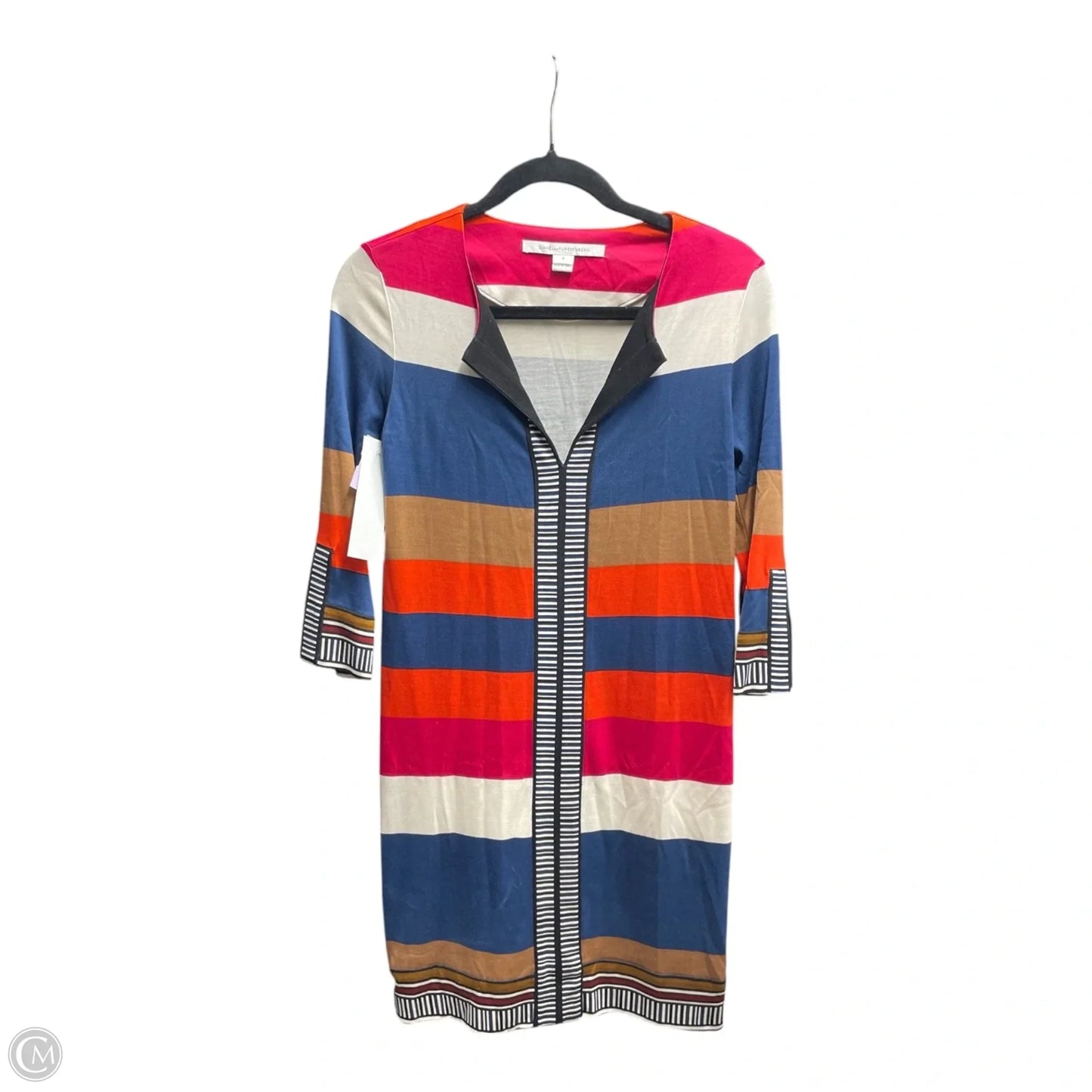 Dress Designer By Diane Von Furstenberg In Striped Pattern, Size: 0