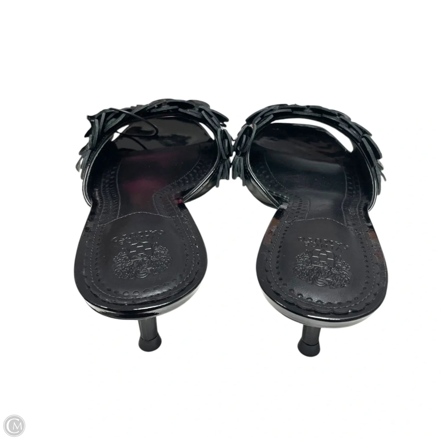 Sandals Heels Kitten By Vince Camuto In Black, Size: 8