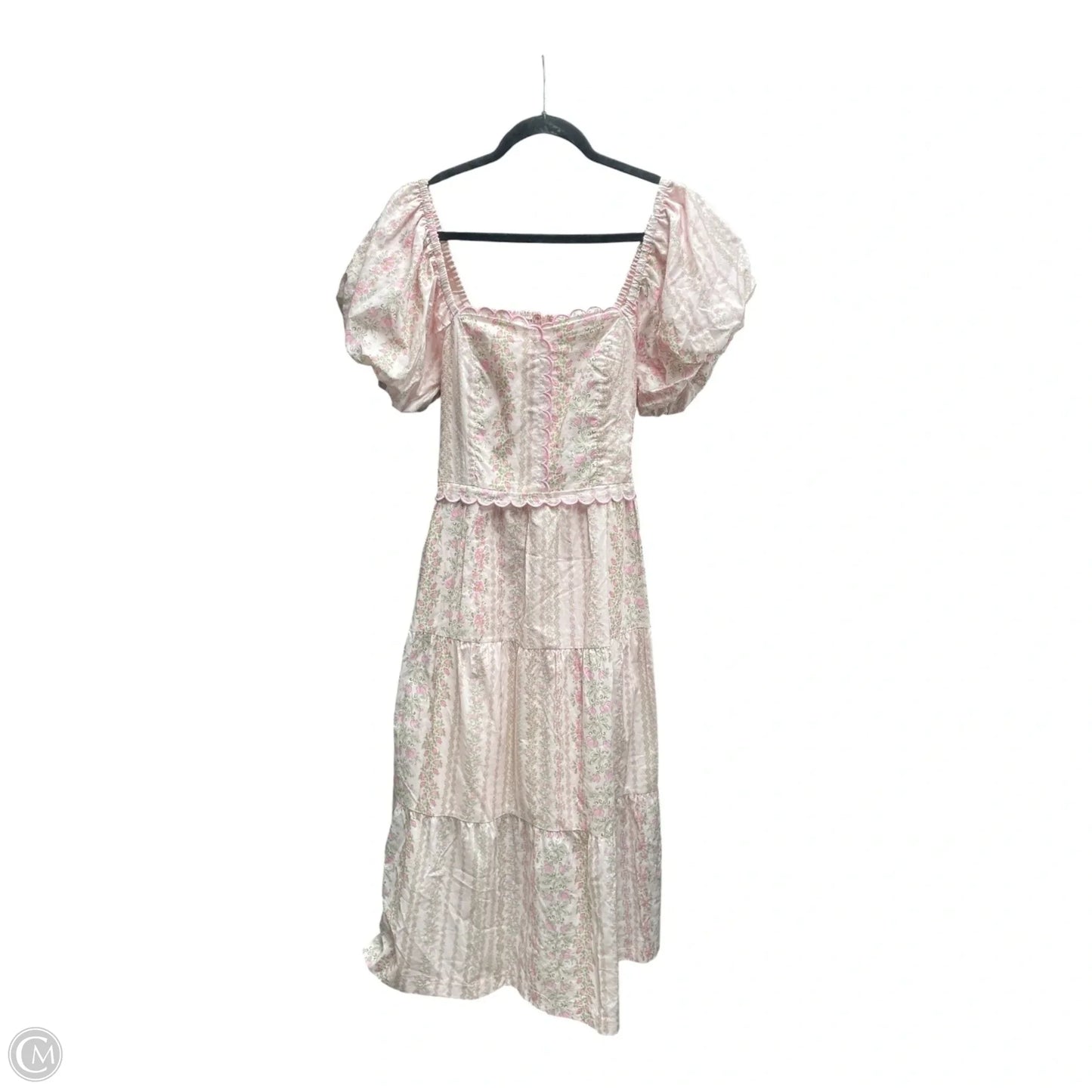 Dress Casual Maxi By &merci In Floral Print, Size: M