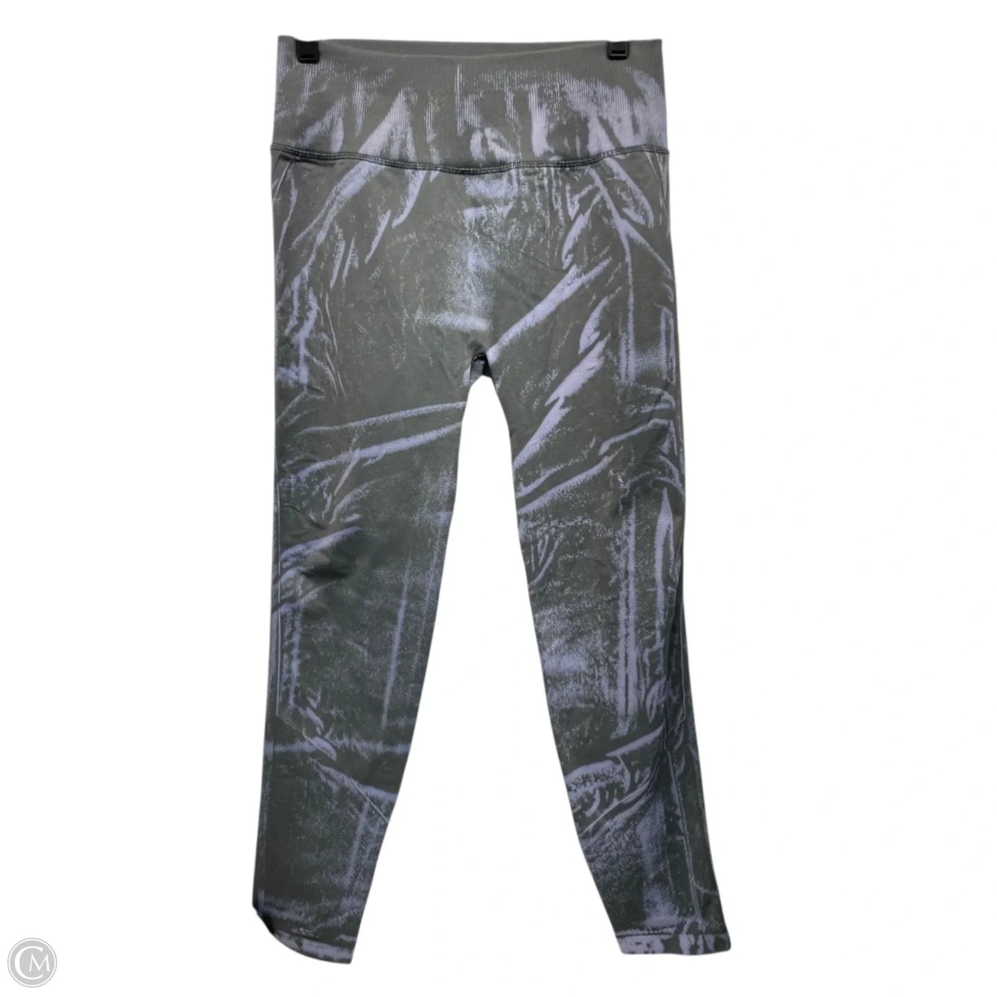 Athletic Leggings By Lululemon In Grey & Purple, Size: 10
