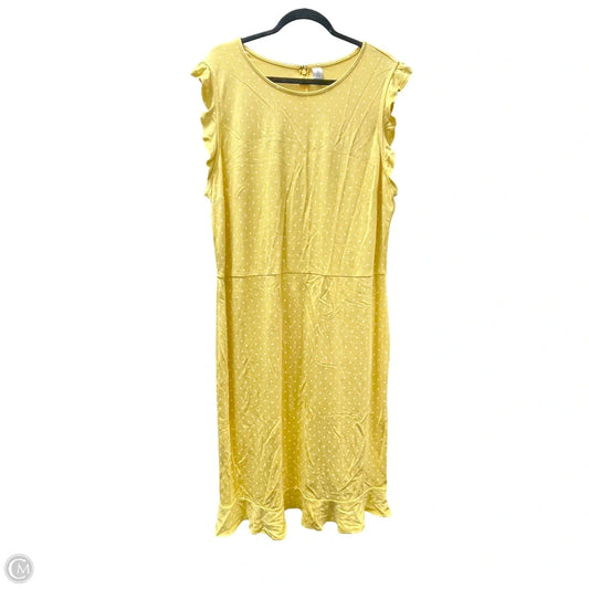 Dress Casual Maxi By Old Navy In Polkadot Pattern, Size: Xxl
