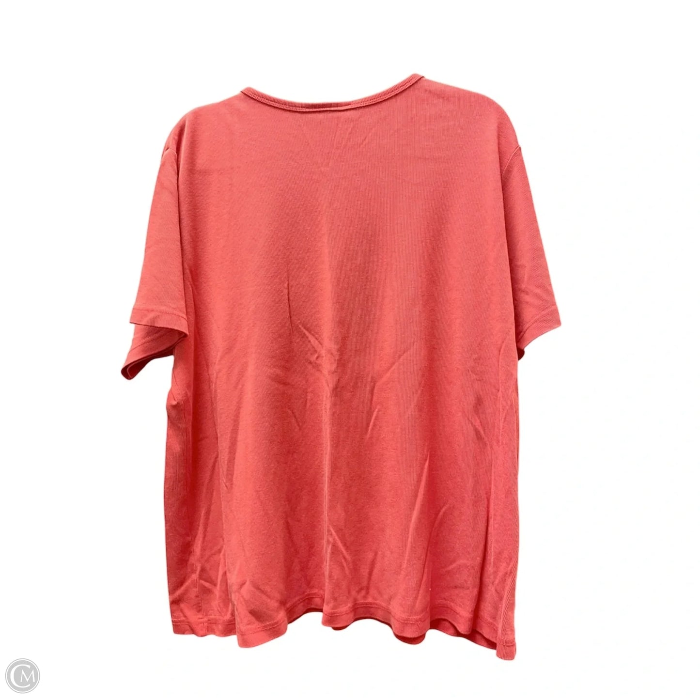 Top Short Sleeve By Lane Bryant In Red, Size: 3x