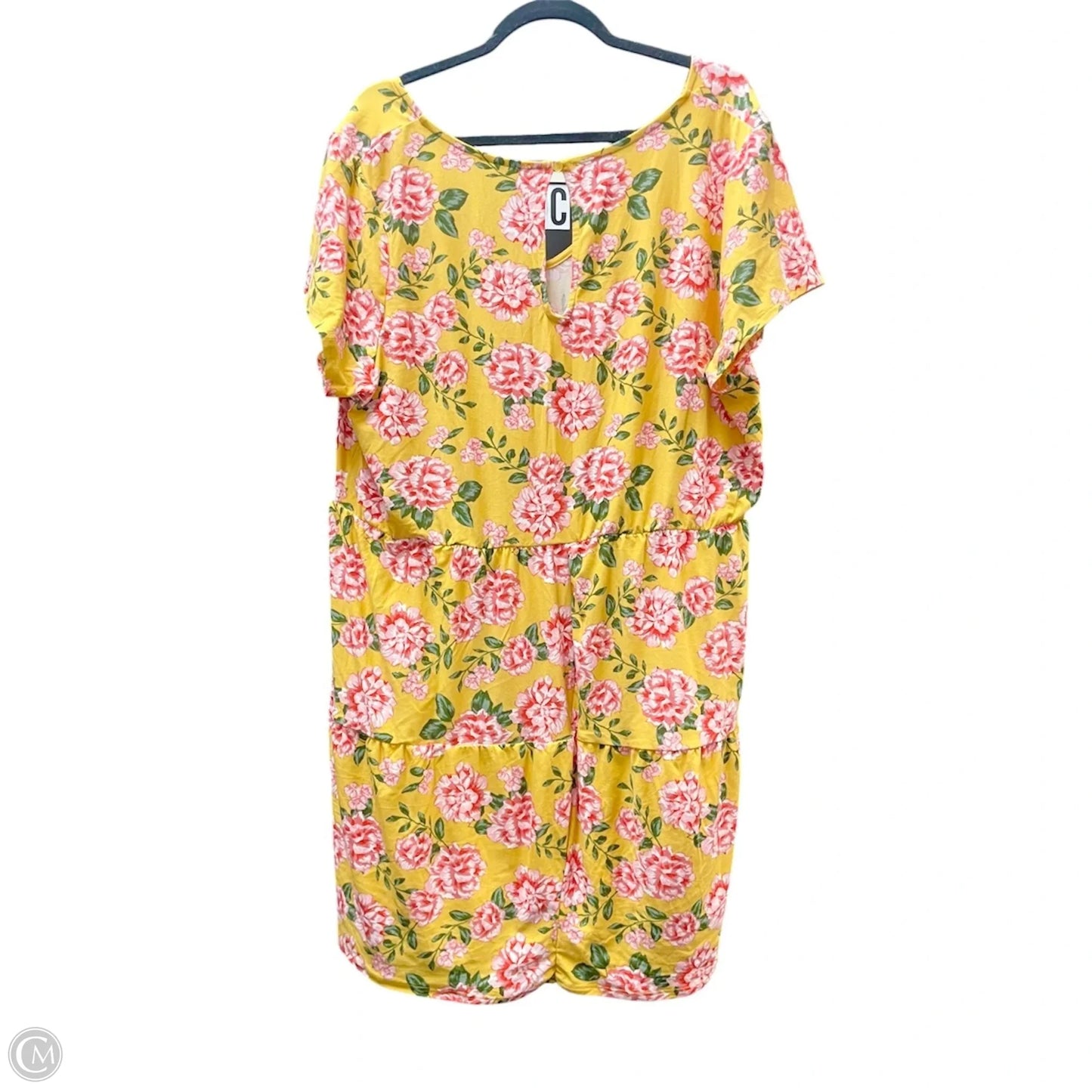 Dress Casual Short By Derek Heart In Floral Print, Size: 3x