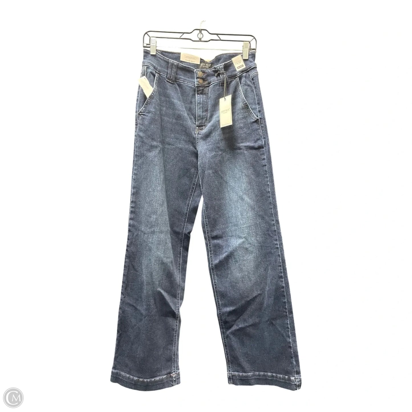 Jeans Wide Leg By Judy Blue In Blue, Size: 8
