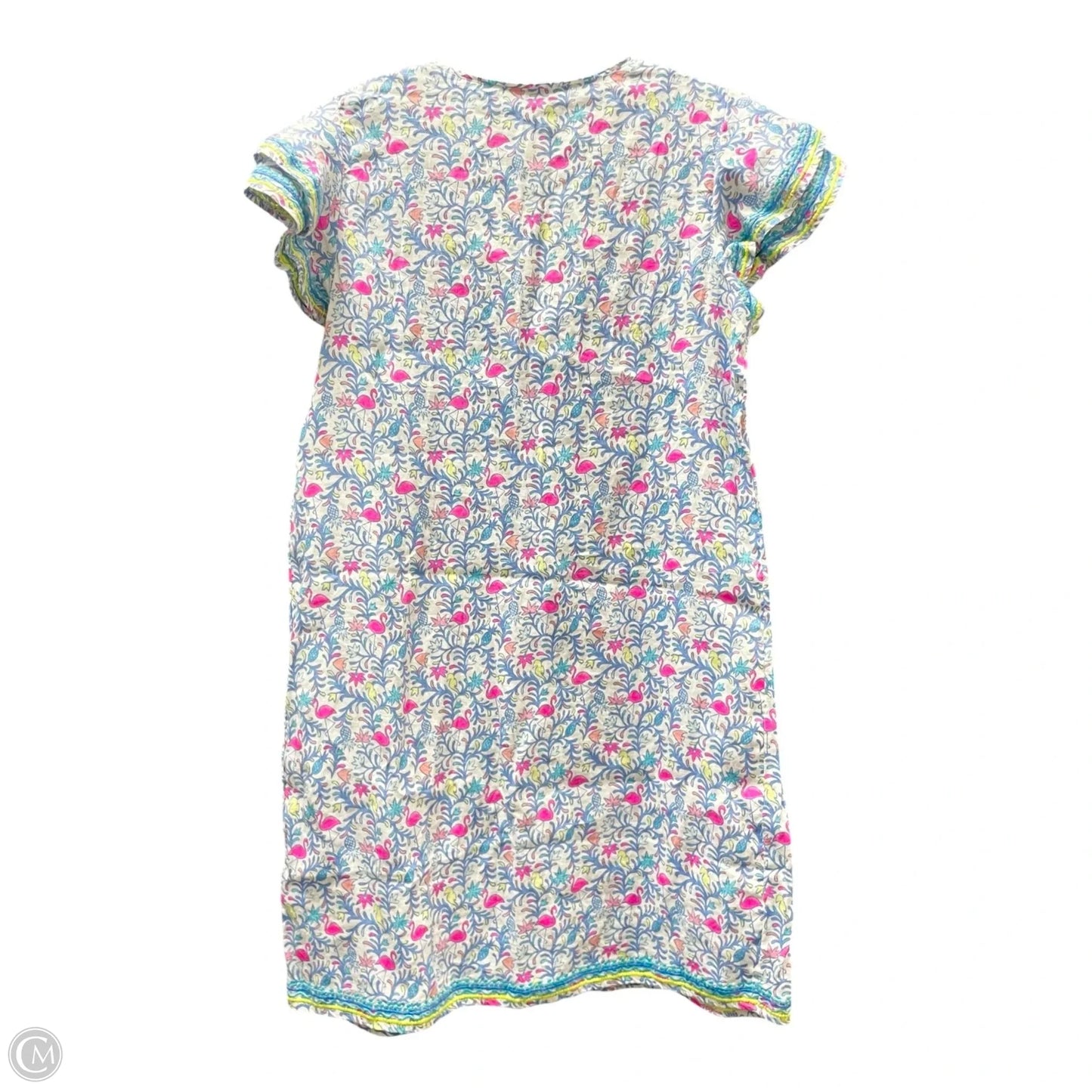 Dress Casual Short By Vineyard Vines In Tropical Print, Size: S
