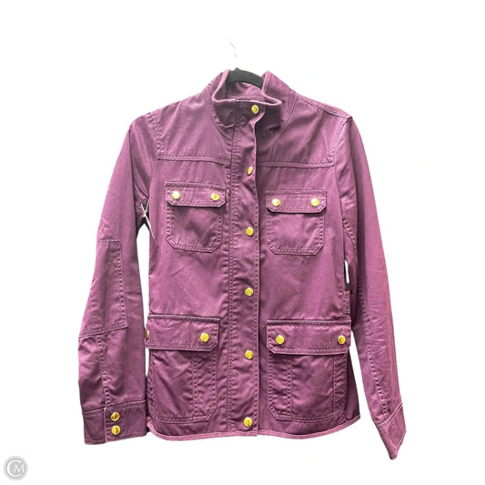 Jacket Other By J. Crew In Purple, Size: Xs