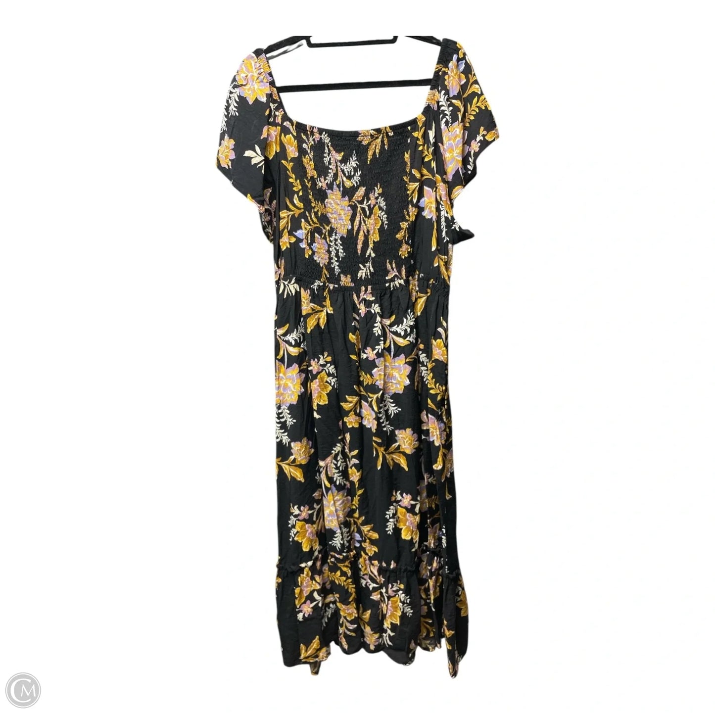 Dress Casual Midi By Terra & Sky In Floral Print, Size: 3x