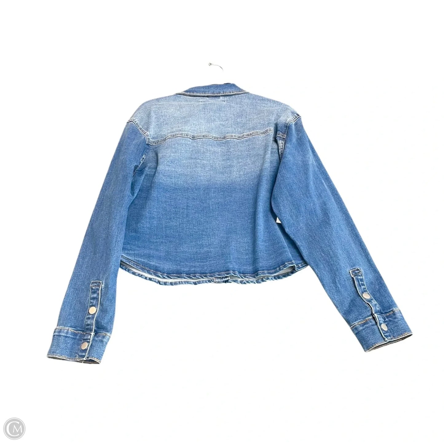 Jacket Denim By Cato In Blue, Size: L