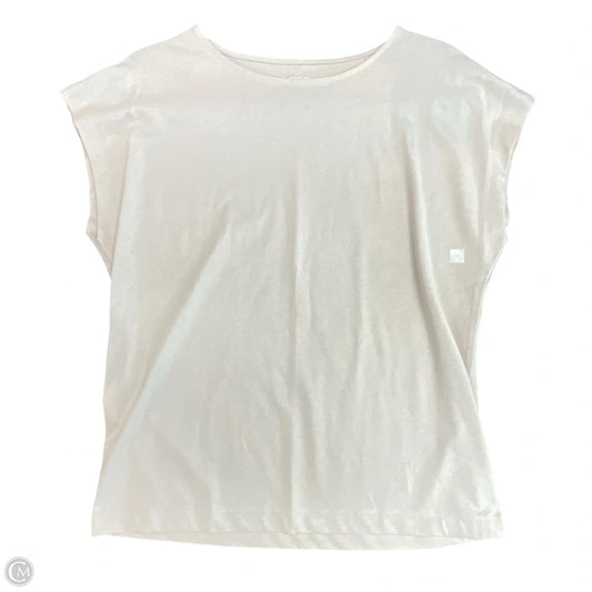 Top Short Sleeve By Loft In Beige, Size: Xs