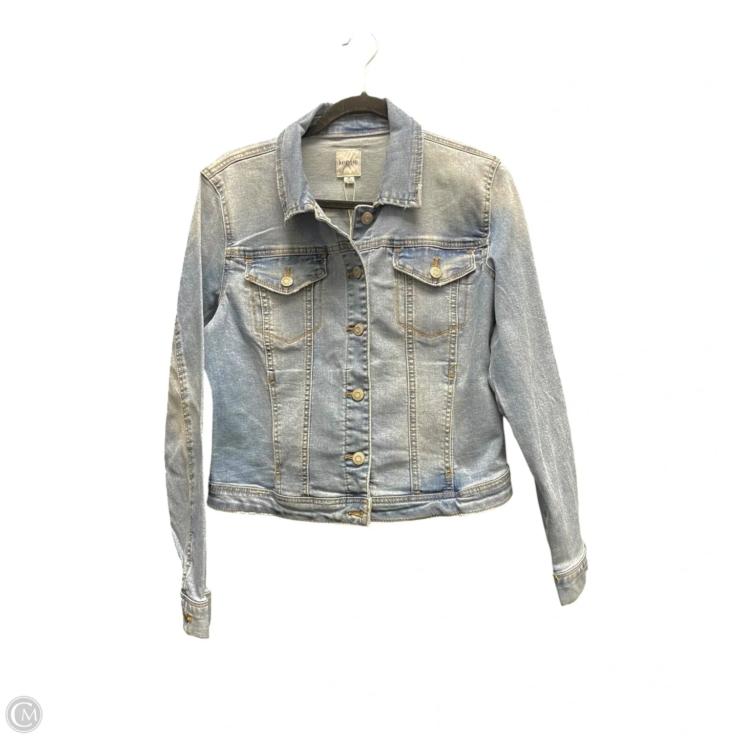 Jacket Denim By Kensie In Blue, Size: M