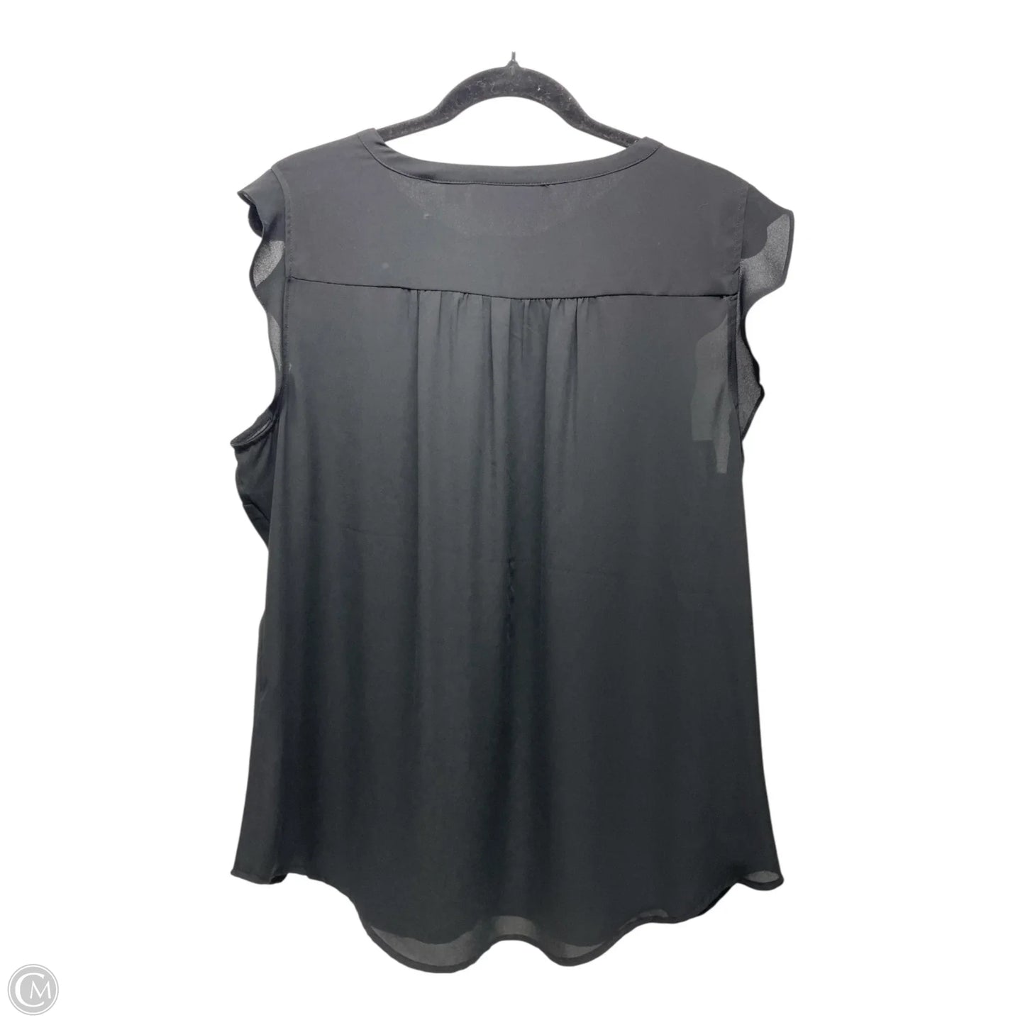 Top Sleeveless By New York And Co In Black, Size: Xl