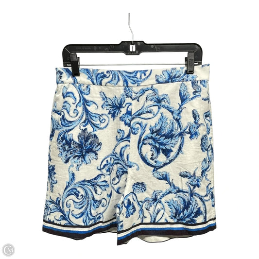 Shorts By Loft In Blue & White, Size: M