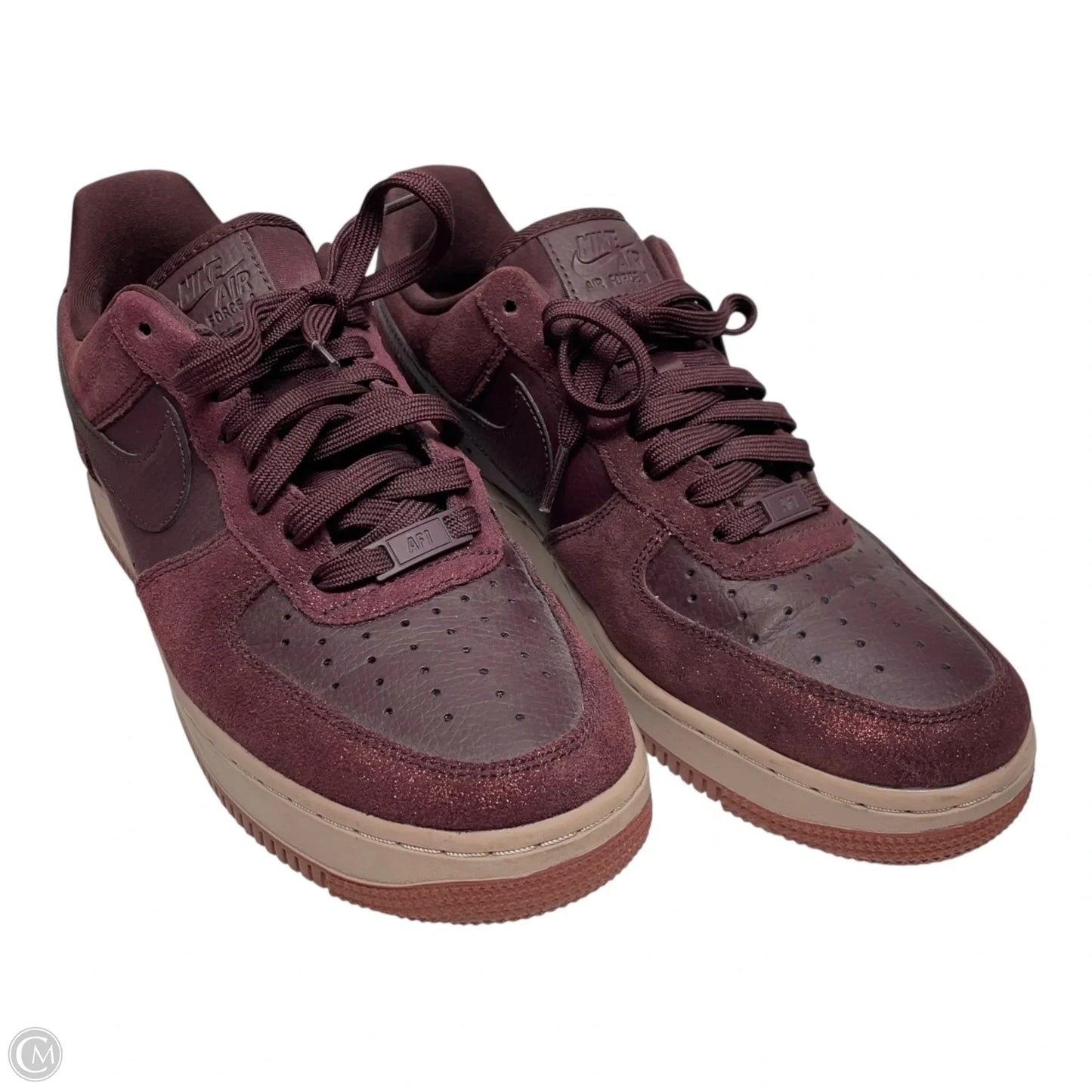 Shoes Sneakers By Nike In Maroon, Size: 10