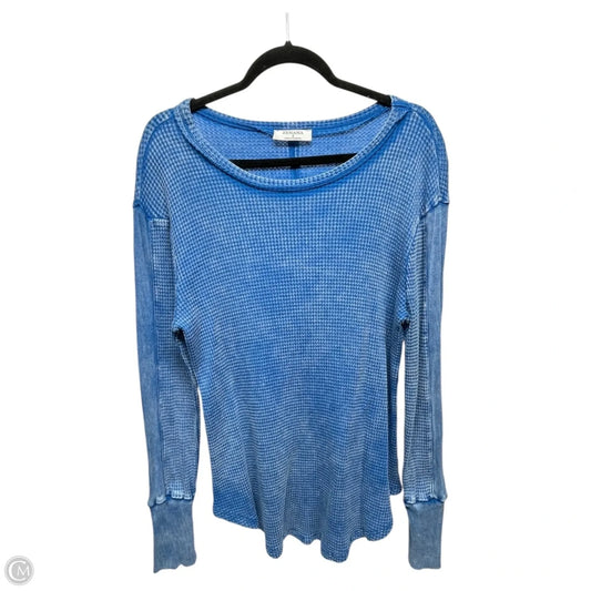 Top Long Sleeve By Zenana Outfitters In Blue, Size: S