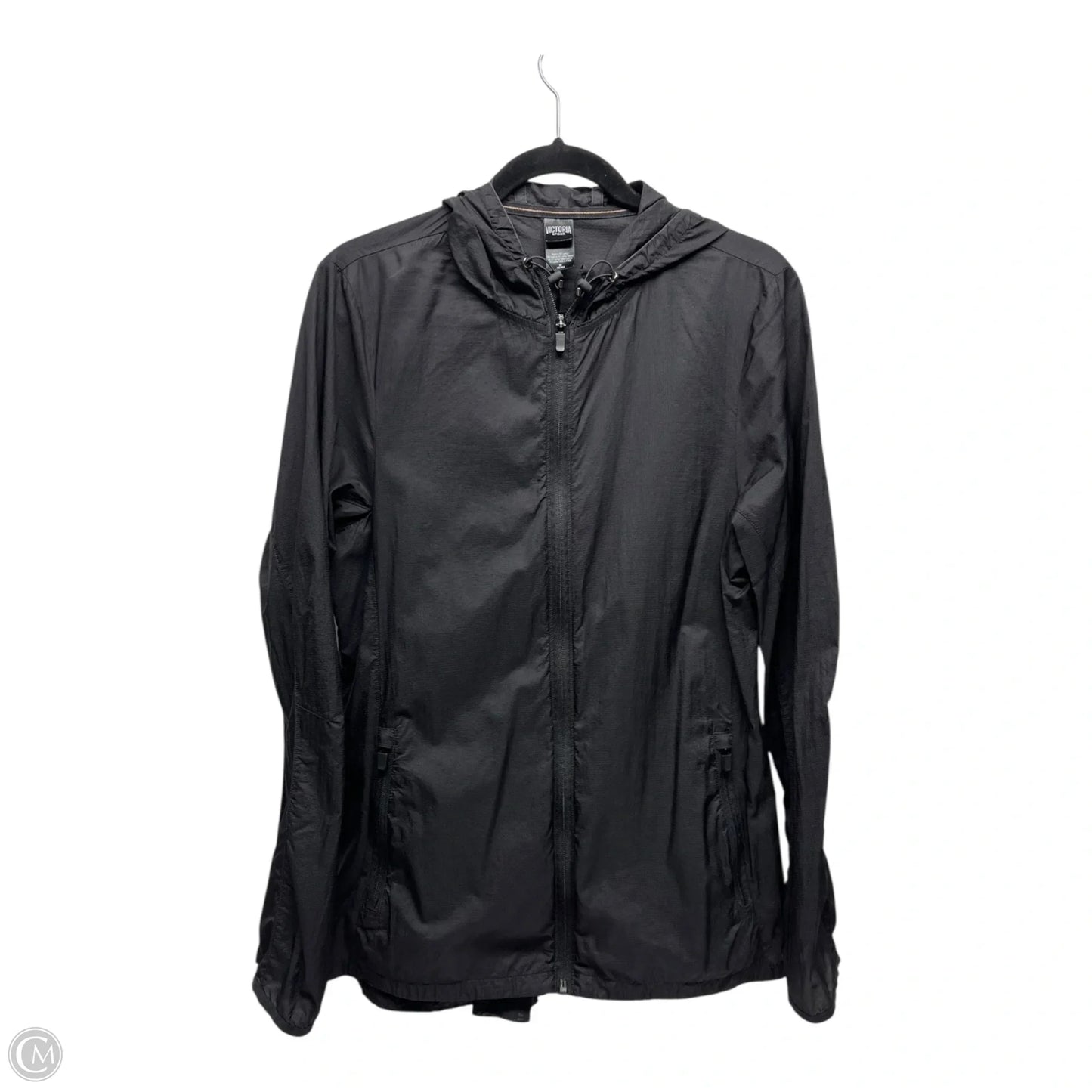Athletic Jacket By Victorias Secret In Black, Size: M