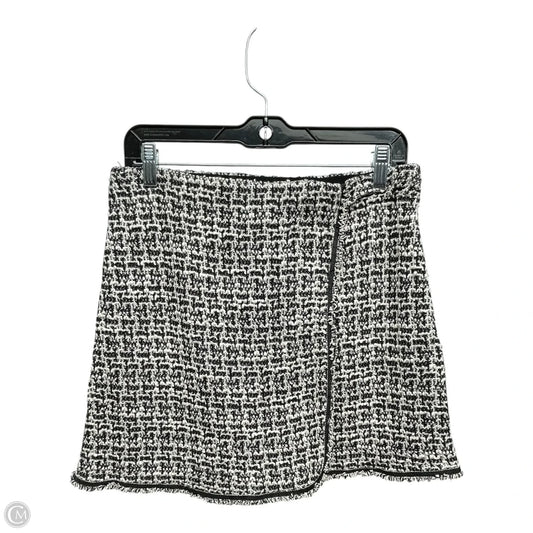 Skirt Mini & Short By Max Studio In Black & White, Size: M