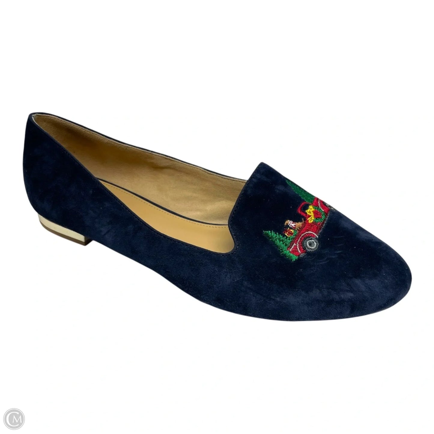 Shoes Flats By Talbots In Navy, Size: 8.5