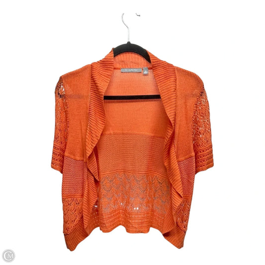 Cardigan By Ny Collection In Orange, Size: M