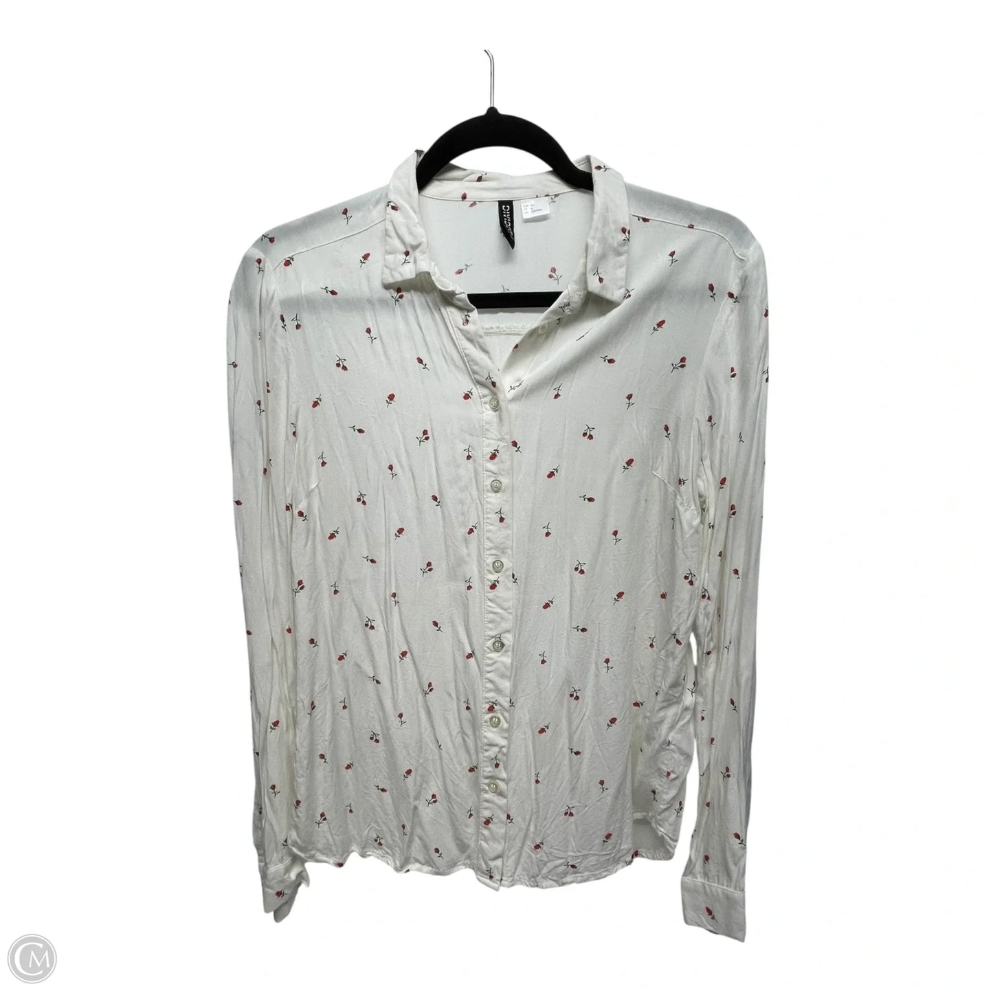 Top Long Sleeve By Divided In Multi-colored, Size: S