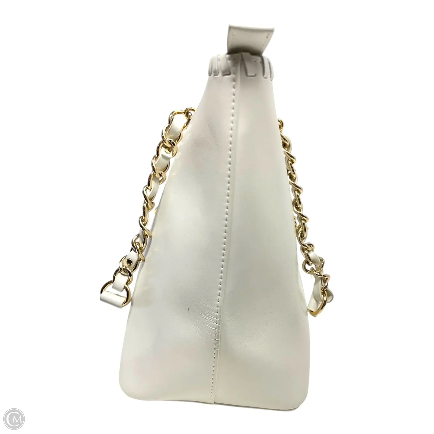 Handbag Leather By St. John, Size: Medium