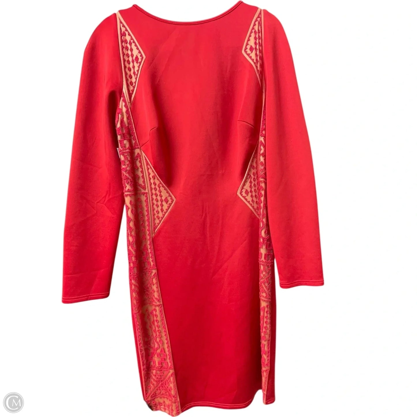 Dress Designer By tadashi shoji In Red, Size: L