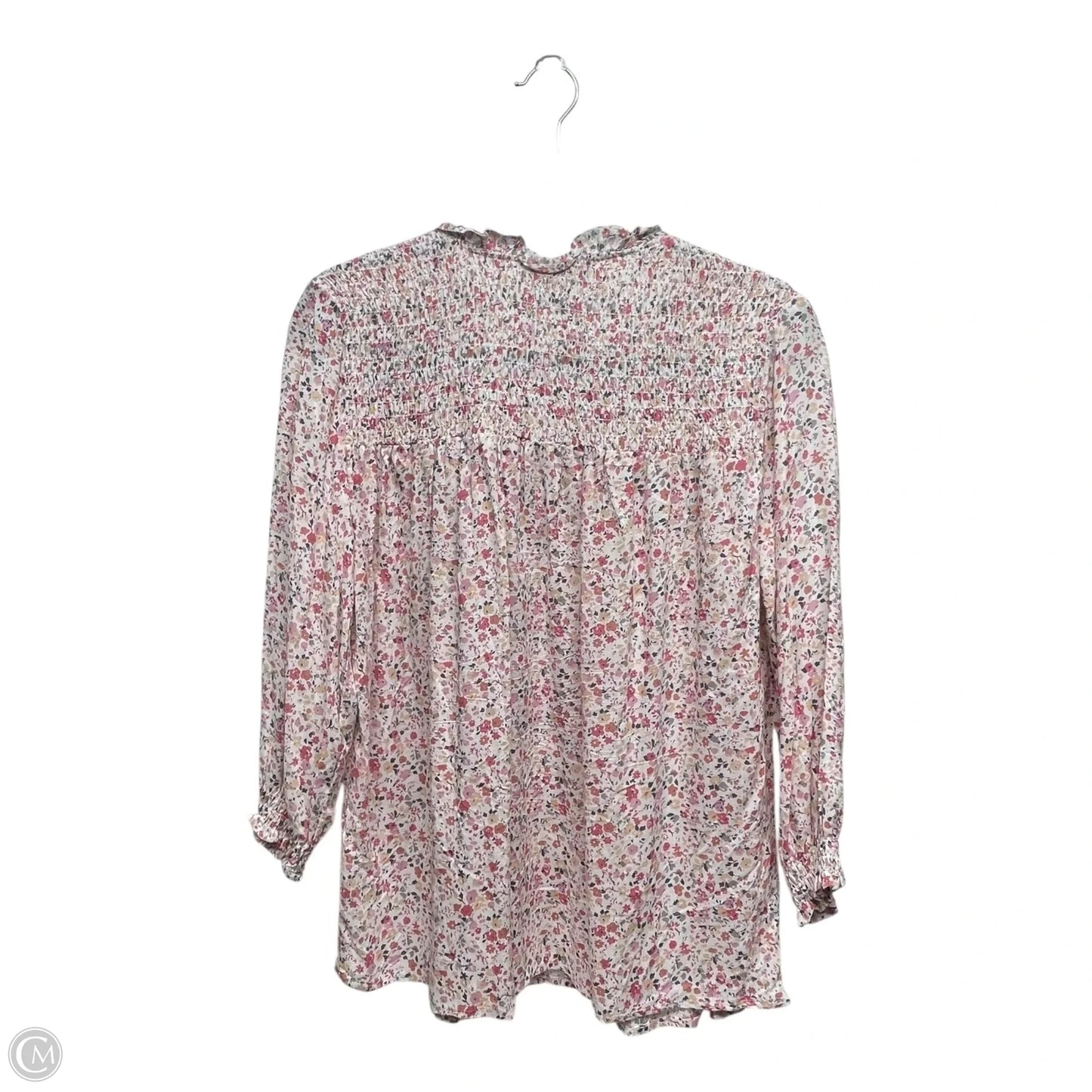 Top Long Sleeve By Cynthia Rowley In Floral Print, Size: M
