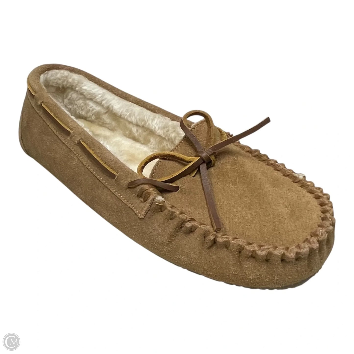 Shoes Flats By Minnetonka In Tan, Size: 11
