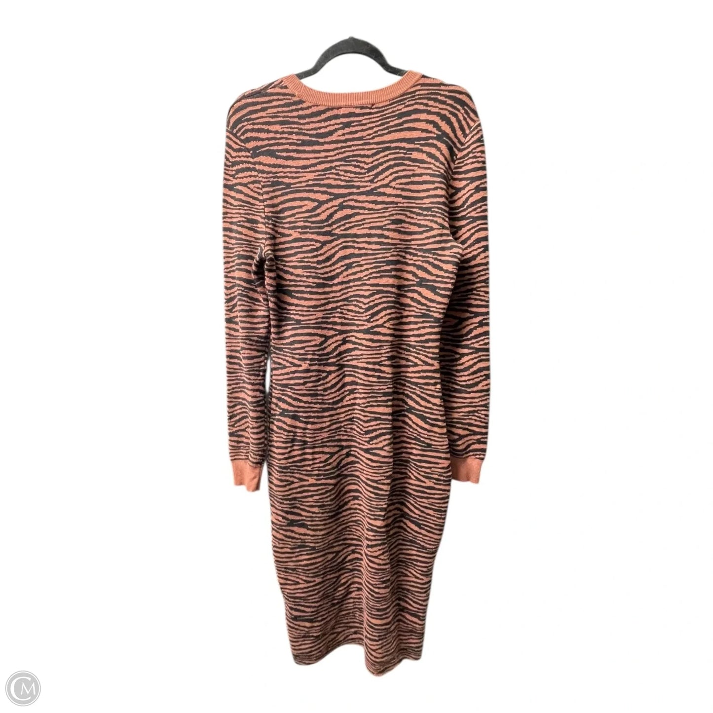 Dress Sweater By Express In Animal Print, Size: M