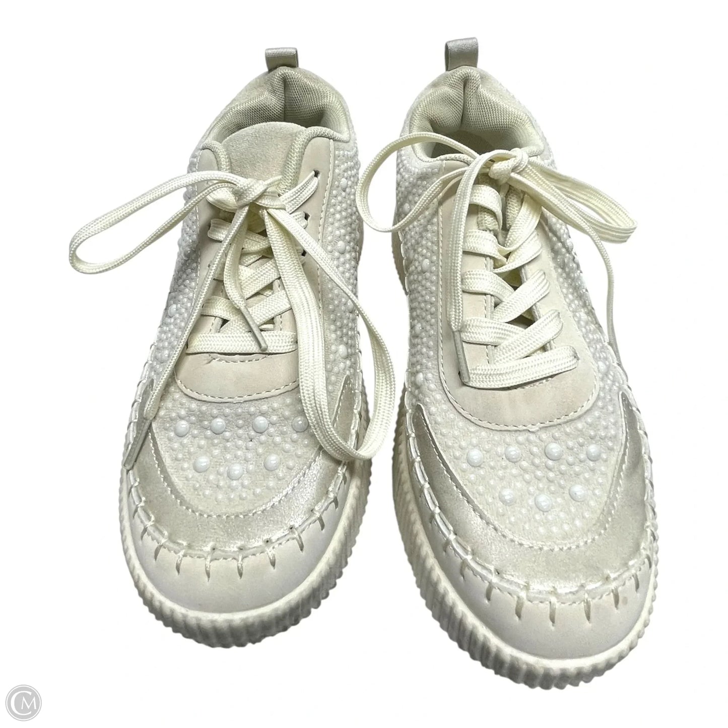 Shoes Sneakers By Nicole Miller In Ivory, Size: 7.5