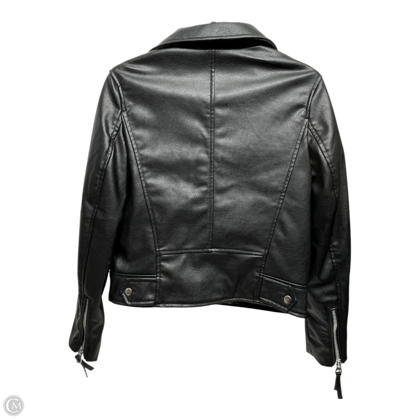 Jacket Moto By H&m In Black, Size: Xs