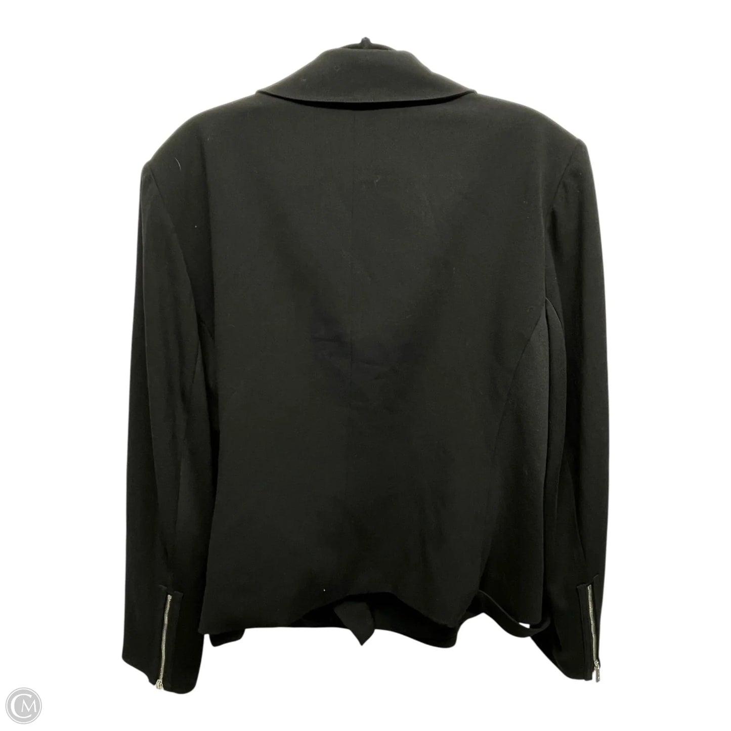 Jacket Moto By Calvin Klein In Black, Size: 2x