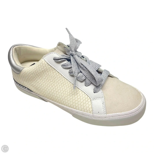 Shoes Sneakers By A New Day In Cream & Silver, Size: 7
