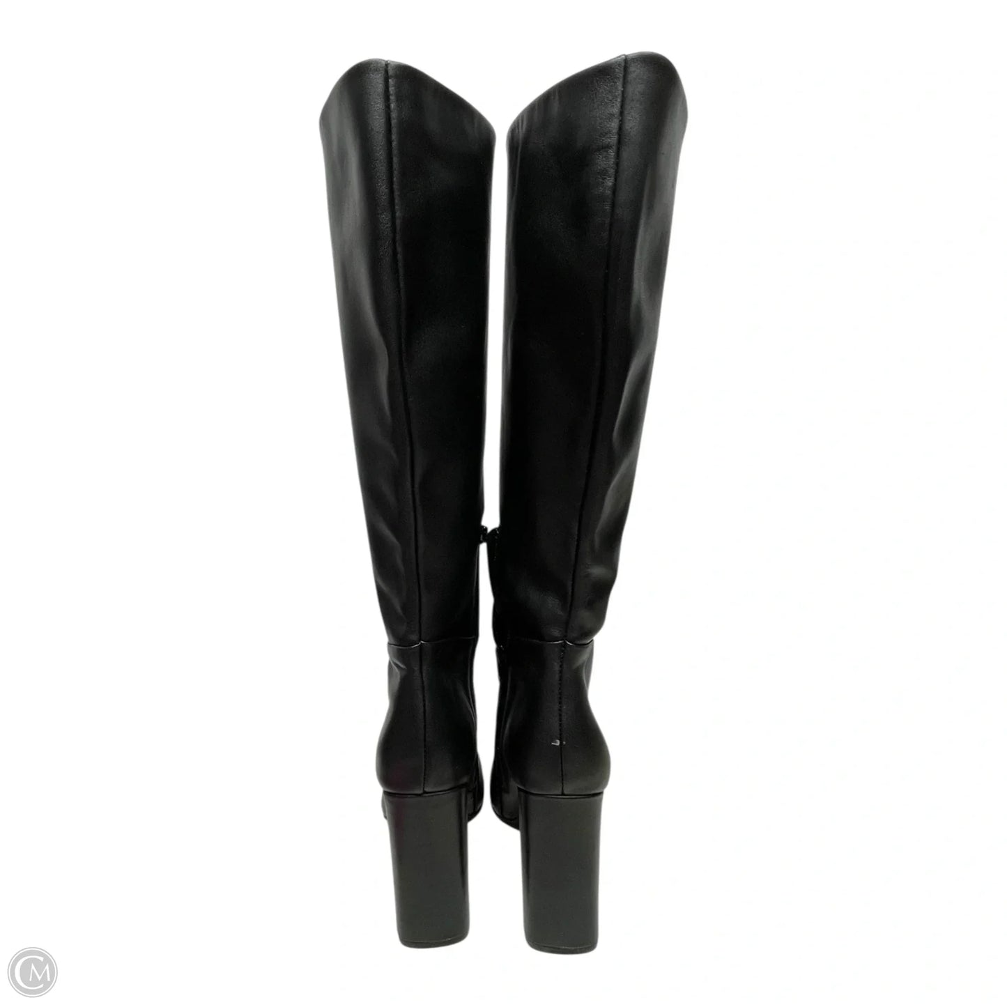 Boots Mid-calf Heels By Steve Madden In Black, Size: 9.5