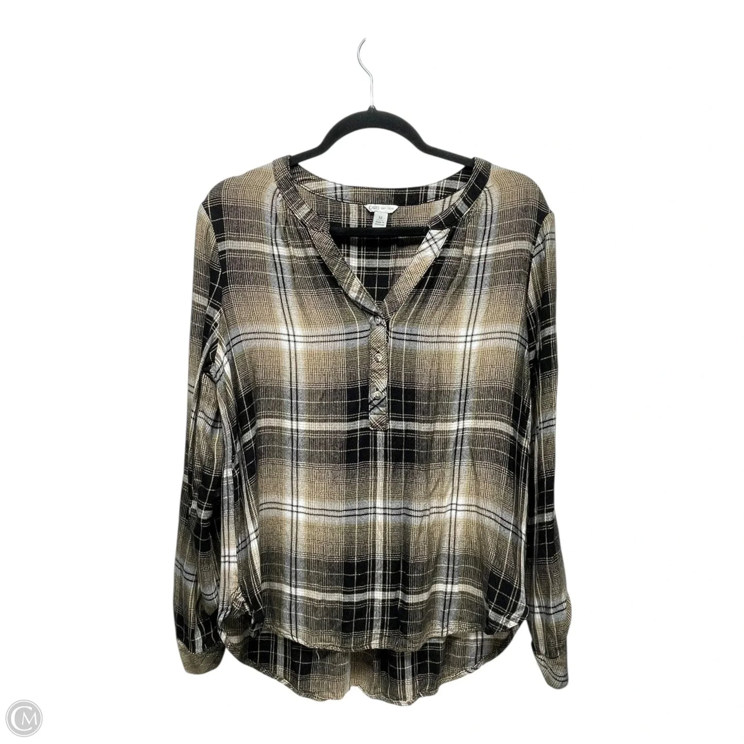 Top 3/4 Sleeve By Chicos In Animal Print, Size: M