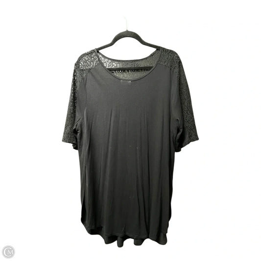 Top Short Sleeve By Old Navy In Black, Size: Xl