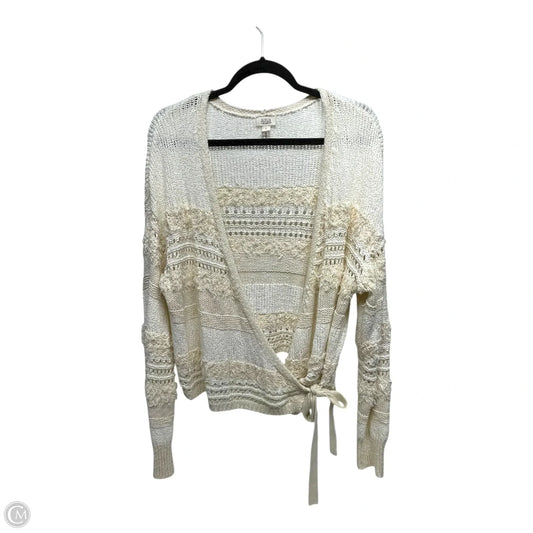 Cardigan By Ana In Cream, Size: L