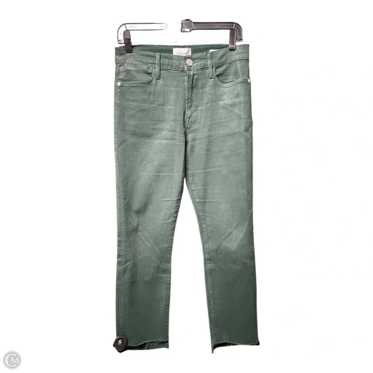 Jeans Straight By Frame In Green, Size: 10