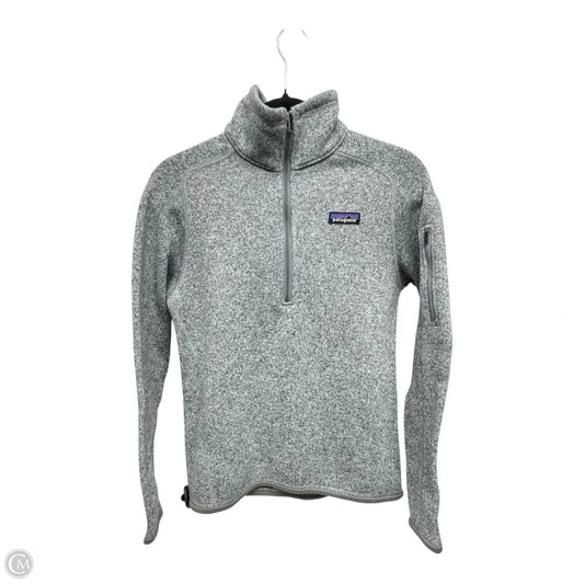 Sweatshirt Collar By Patagonia In Grey, Size: S