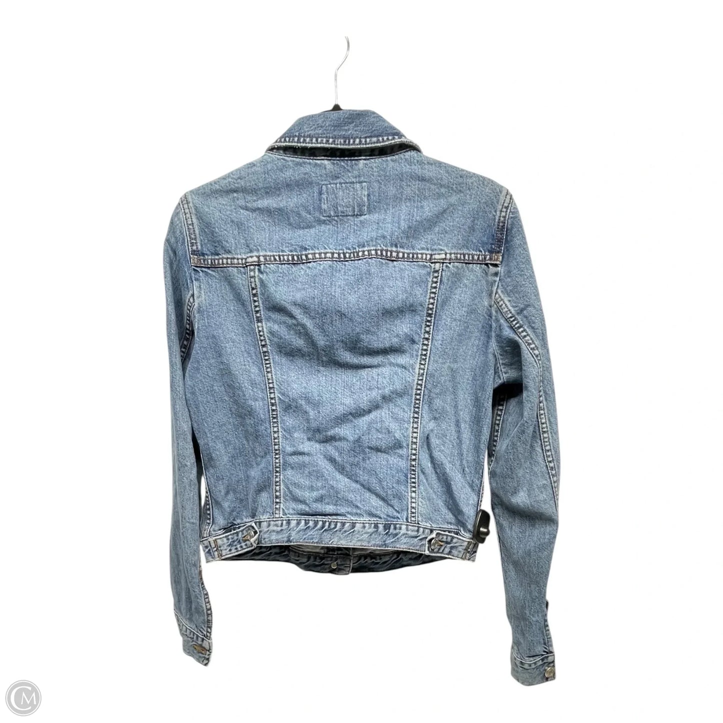 Jacket Denim By Banana Republic In Blue Denim, Size: M