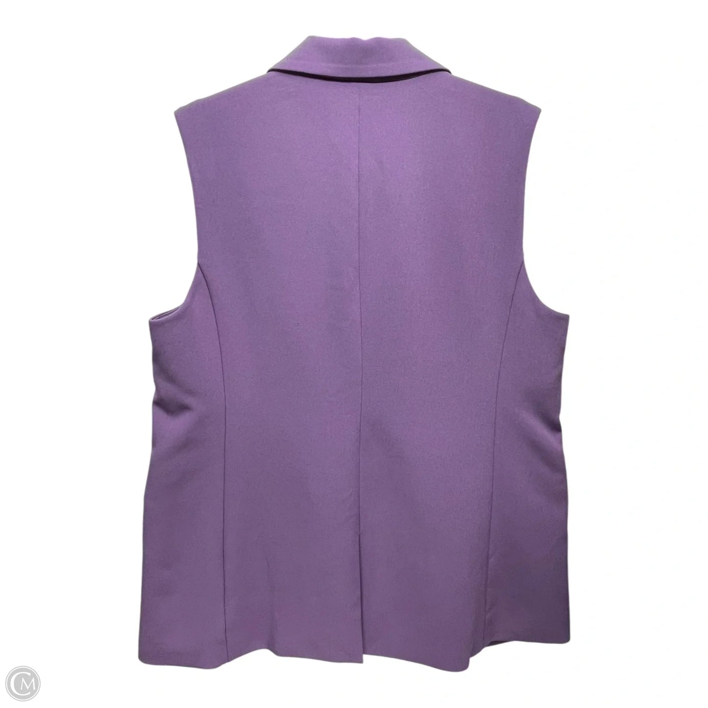 Vest Other By Liz Claiborne In Purple, Size: 14