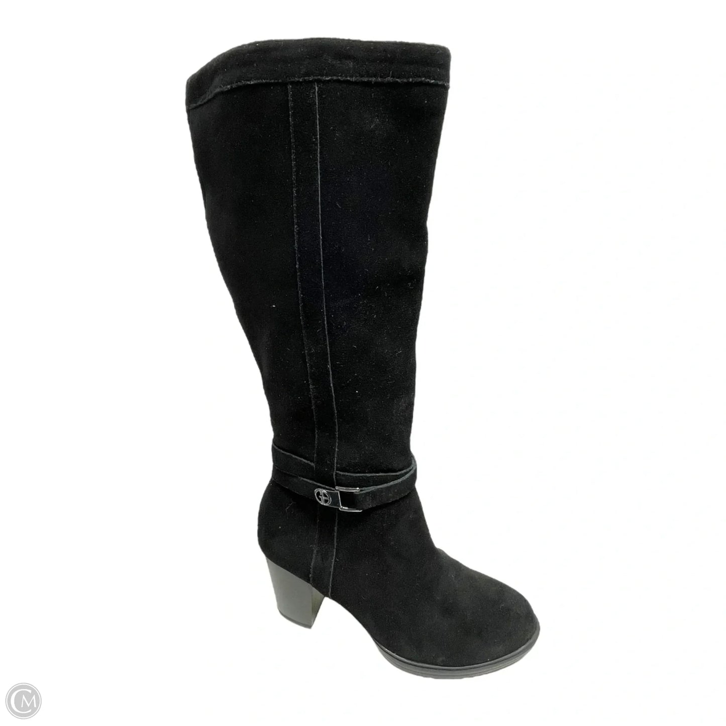 Boots Mid-calf Heels By Gianni Bini In Black, Size: 8