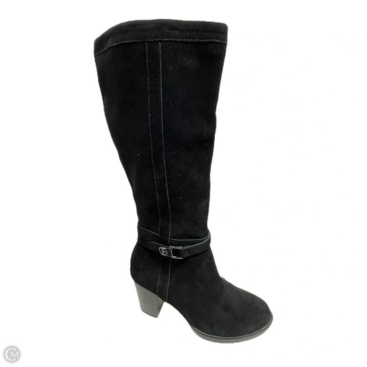 Boots Mid-calf Heels By Gianni Bini In Black, Size: 8