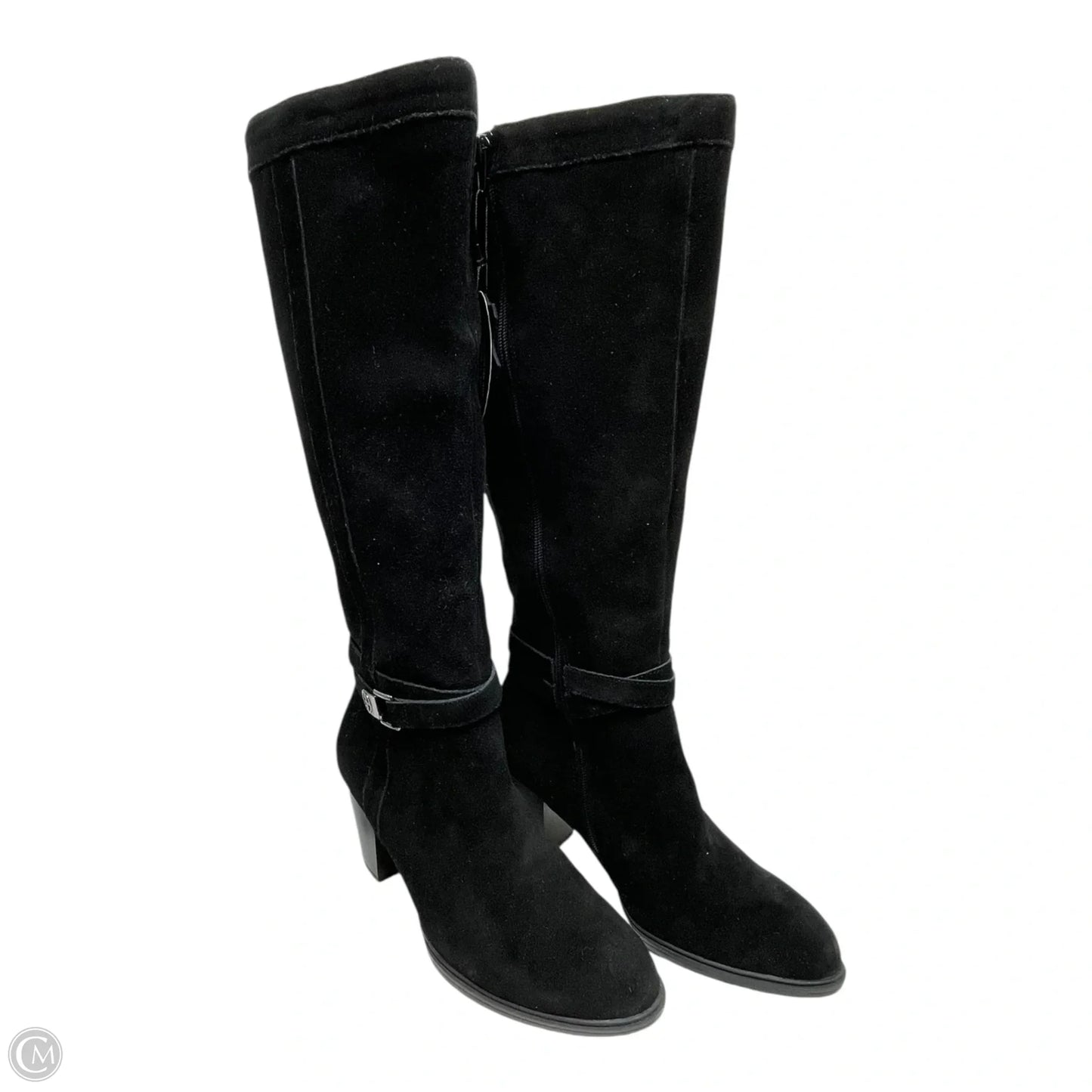 Boots Mid-calf Heels By Gianni Bini In Black, Size: 8