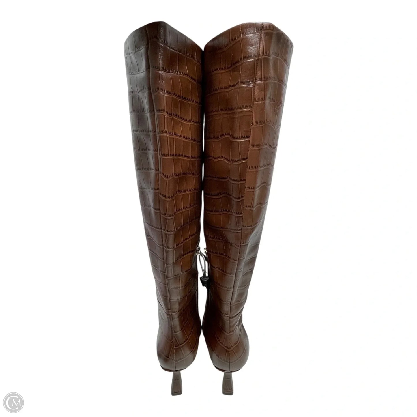 Boots Mid-calf Heels By Naturalizer In Brown, Size: 7.5