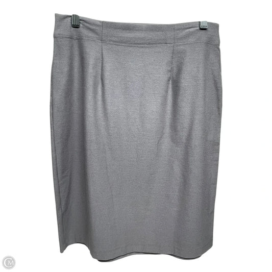 Skirt Mini & Short By Eileen Fisher In Grey, Size: S