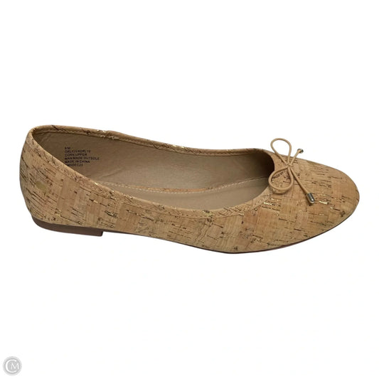 Shoes Flats By Esprit In Gold & Tan, Size: 8